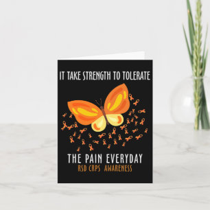 Rsd Crps Awareness Month Costume Butterfly Warrior Card