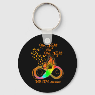 Rsd Crps Awareness Warrior Her Fight Is My Fight B Key Ring