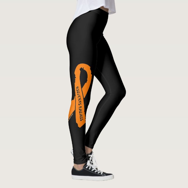 RSD/CRPS BADASS  torn ribbon Leggings (Right)