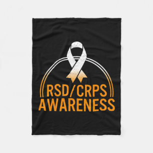 Rsd Crps Complex Regional Pain Syndrome Awareness Fleece Blanket