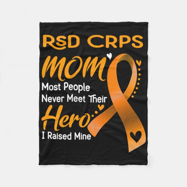 Rsd Crps Mum I Raised Mine  Fleece Blanket (Front)