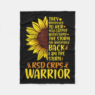 Rsd Crps Novelty Complex Regional Pain Syndrome Aw Fleece Blanket