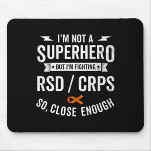 RSD CRPS Warrior Survivor Awareness Support Orange Mouse Pad
