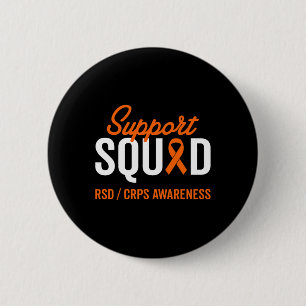 Rsd Crps Warrior Survivor Awareness Support Squad  6 Cm Round Badge