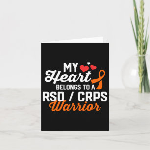 Rsd Crps Warrior Survivor Support Awareness Recove Card