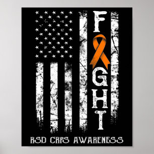 Rsd Crps Warrior Us Flag  Poster