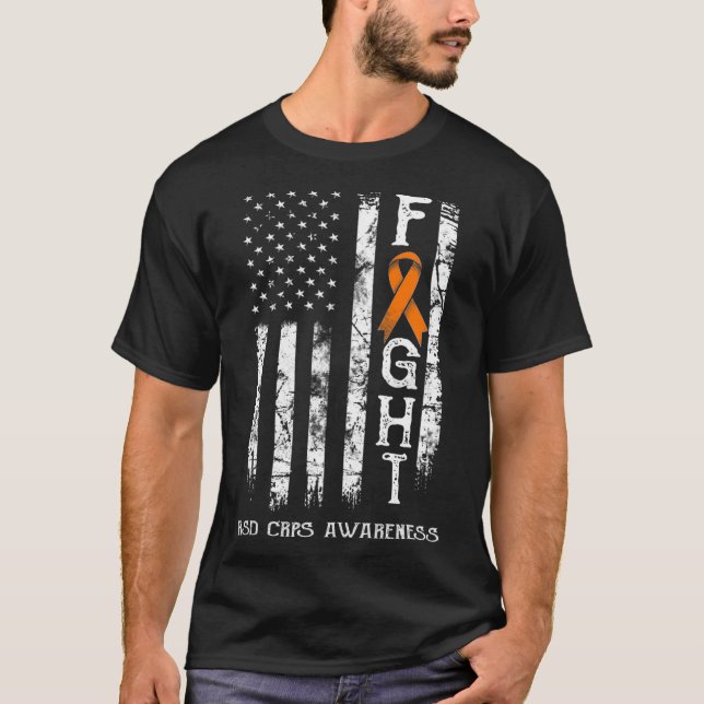 Rsd Crps Warrior Us Flag  T-Shirt (Front)