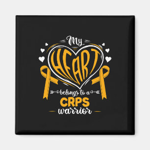 Rsd My Heart Belongs To A Crps Warrior Crps Awaren Magnet