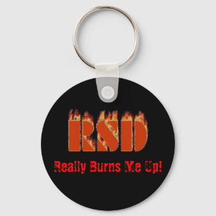 RSD, Really Burns Me Up! Key Ring