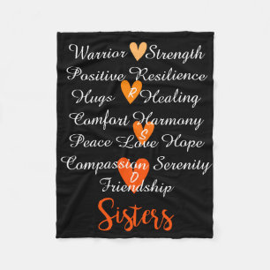 RSD Sisters Affirmations Blanket blk
