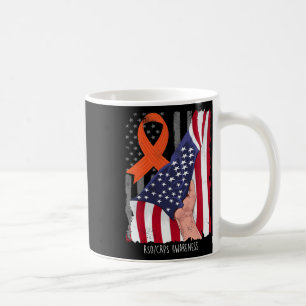 Rsdcrps Awareness Vintage American Flag Orange Rib Coffee Mug