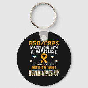 RSDCRPS COMES WITH A MOTHER WHO NEVER GIVES UP T S KEY RING