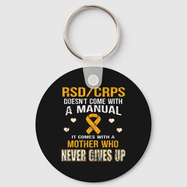 RSDCRPS COMES WITH A MOTHER WHO NEVER GIVES UP T S KEY RING (Front)