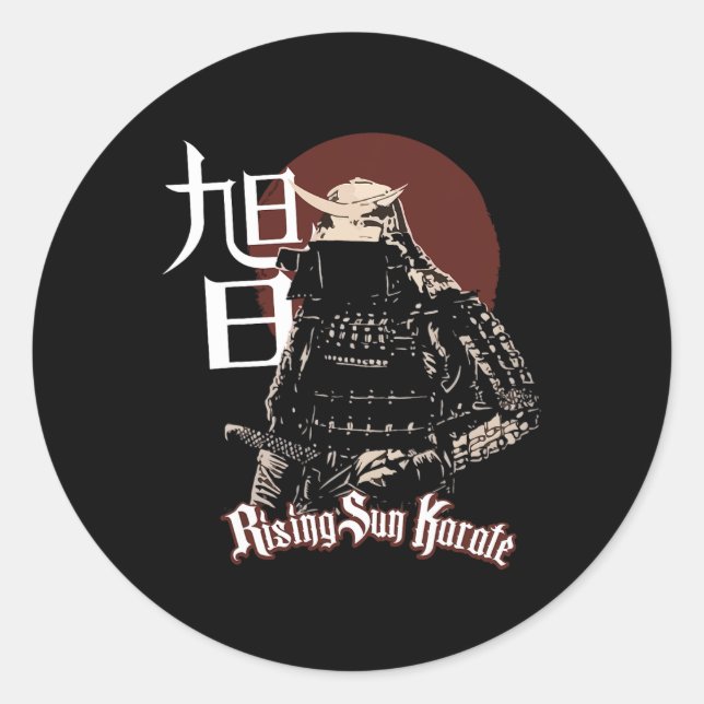 Rska Samurai  Classic Round Sticker (Front)