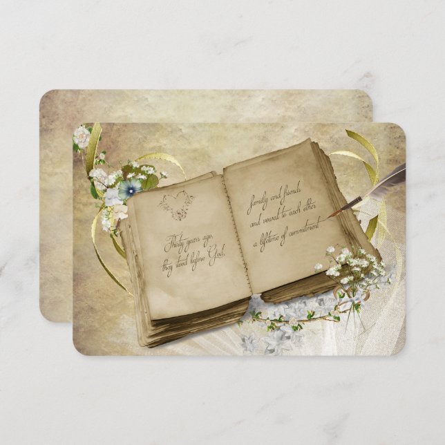 RSVP-30th Anniversary Vow Renewal Invitation (Front/Back)