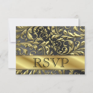 RSVP 50th Gold Anniversary Card