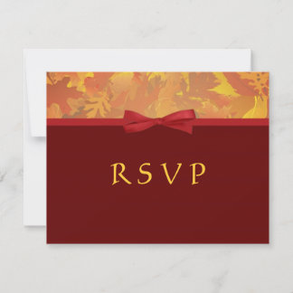 RSVP - Autumn Wedding Invitations