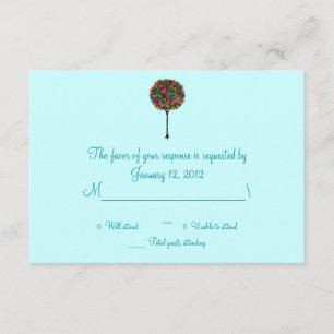 RSVP Bar Bat Mitzvah Card