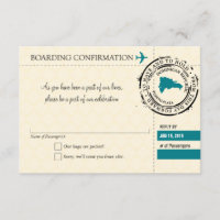 RSVP Boarding Pass TO Dominican Republic