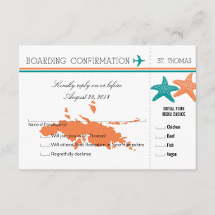 RSVP Boarding Pass TO St. Thomas