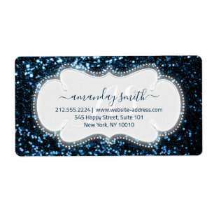 RSVP Bridal Sweet Monogram Wedding Blue Navy