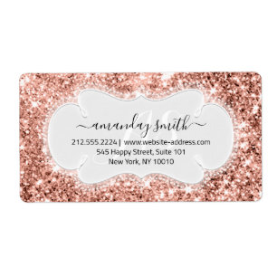 RSVP Bridal Sweet Monogram Wedding Glitter Rose