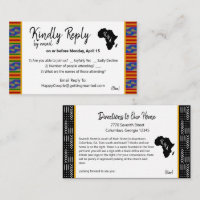 RSVP by Email and Directions Kente K48