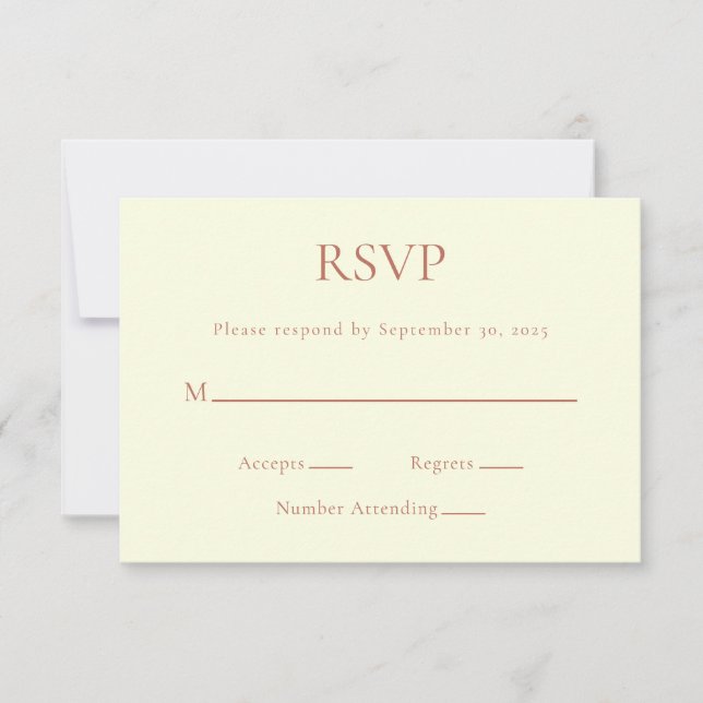 RSVP Card (Front)