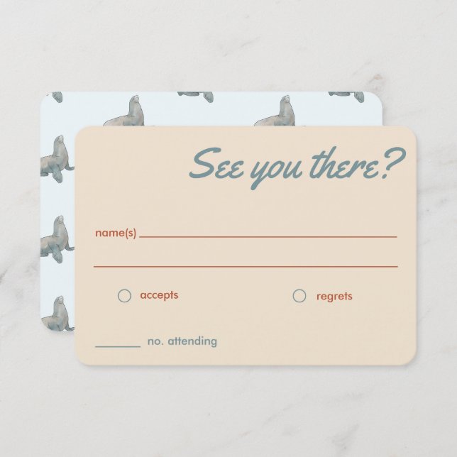 RSVP Card  (Front/Back)