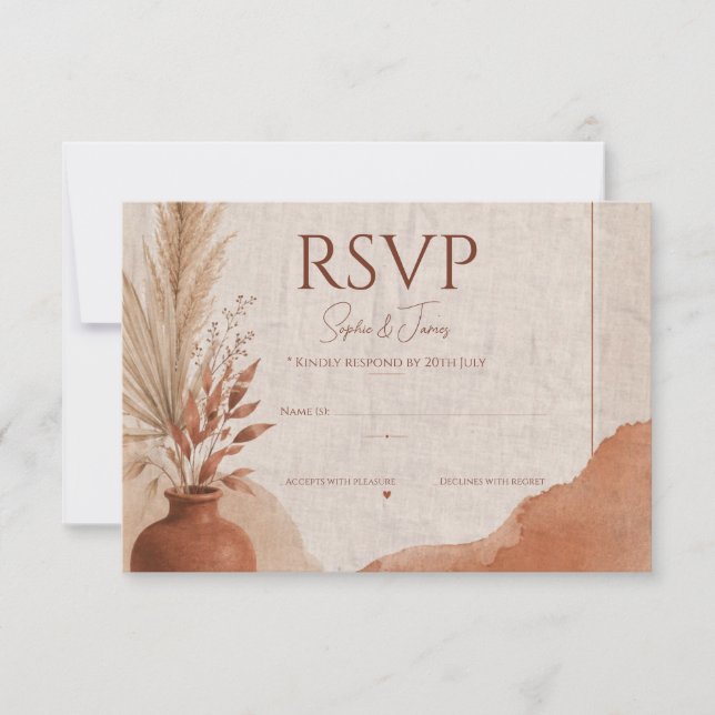 RSVP card (Front)