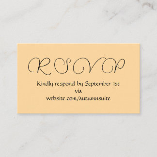 RSVP Card