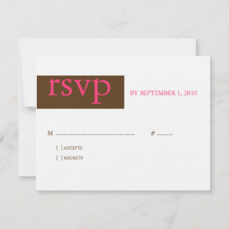 RSVP CARD
