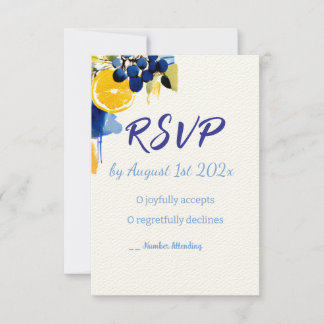 RSVP Cards "La Dolce Vita"