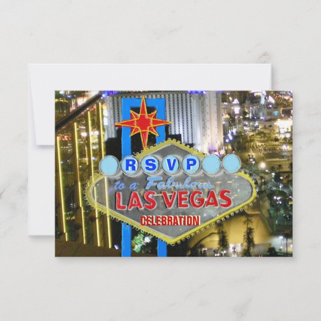 RSVP cards Las Vegas Special Event (Front)