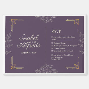 rsvp cards magnet