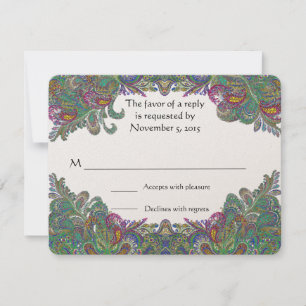 RSVP Cards-Require the 5 x 7 size Inivitations