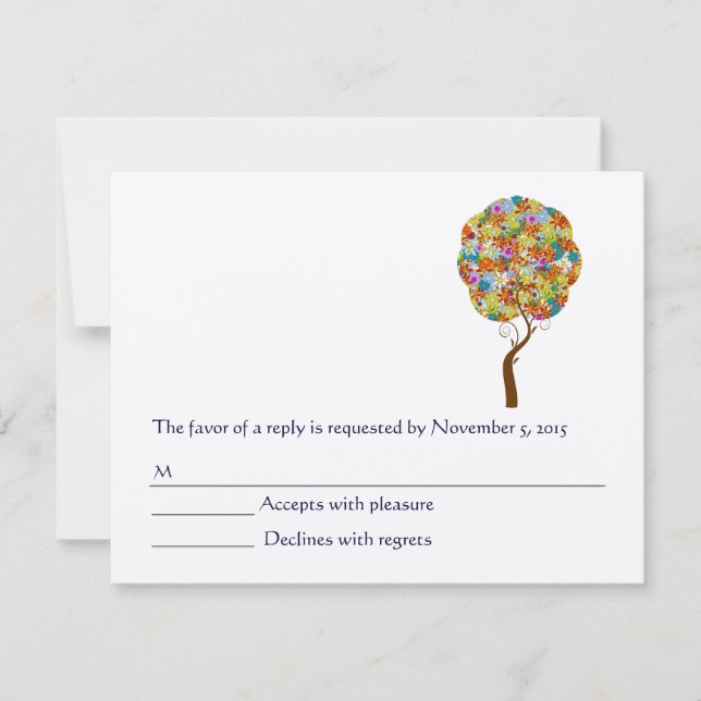 RSVP Cards-Require the 5 x 7 size Inivitations (Front)