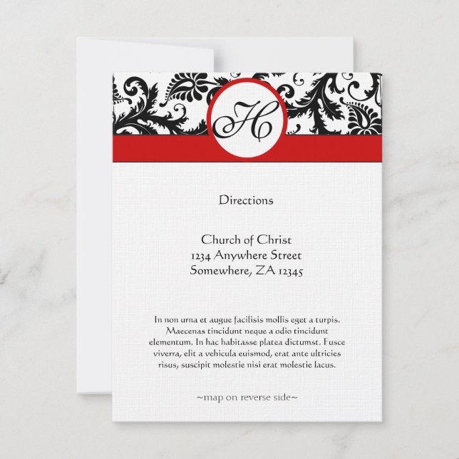 RSVP Cards-Require the 5 x 7 size Inivitations Invitation (Front)