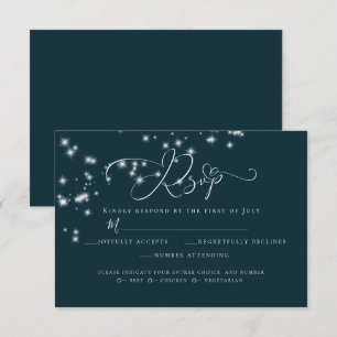 RSVP Elegant Beach Driftwood Floral Arbor Invitation