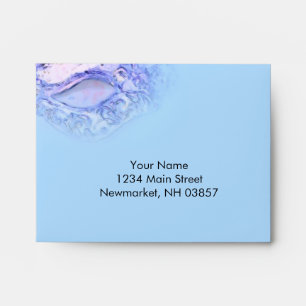 RSVP Elegant Masquerade Blue and Purple Envelope