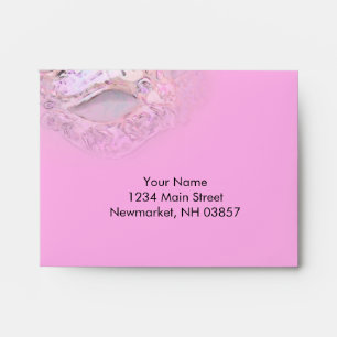 RSVP Elegant Pink Masquerade Envelope