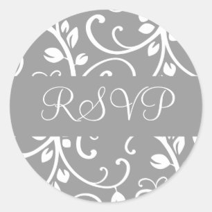 RSVP Floral Vine Envelope Sticker Seal