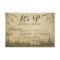 RSVP for a Halloween Wedding with web and cemetery