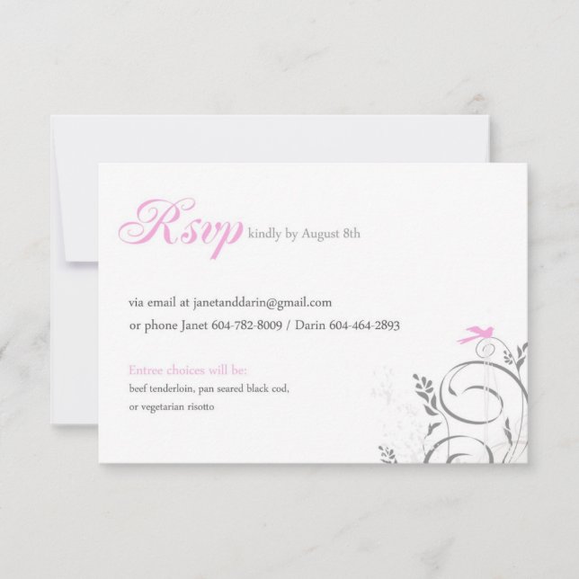 RSVP for Janet Card (Front)
