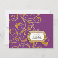 RSVP Glam Old Hollywood Regency Black Tie Event