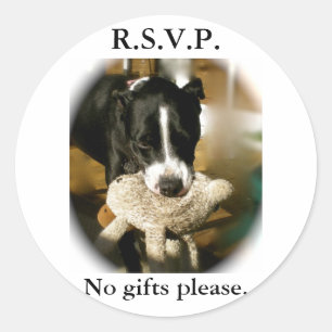 RSVP Invitation stickers