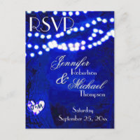RSVP - Lights on Trees Blue
