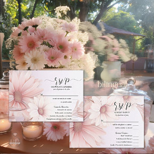 RSVP Margarita rosa elegante 