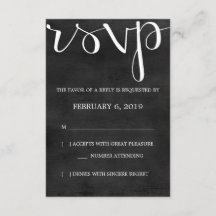 RSVP | Mod Pen Chalkboard
