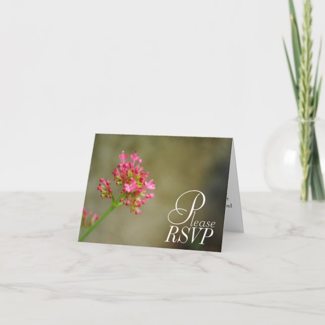 RSVP Pink Flower Card (Front)